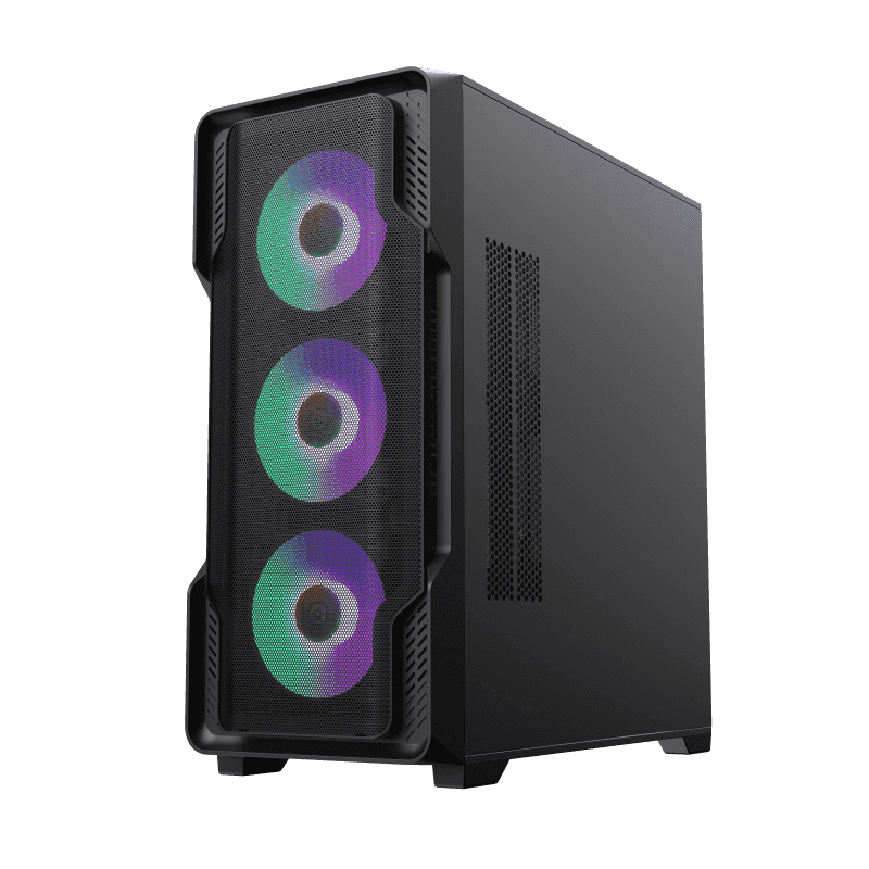 GameMax Siege Black E-ATX Mid-Tower Gaming Case GameMax Siege Black E-ATX Mid-Tower Gaming Case